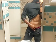 [abx][4][869] – Playing With Spit In A Public Bathroom