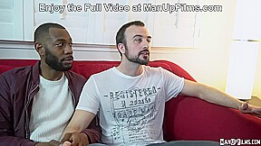 Bearded Mason Lear Rims Alex Hawk Before Threesome Pounding