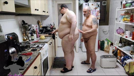 Cooking some home made, fresh pasta together