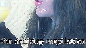 Cum drinking crossdresser compilaion