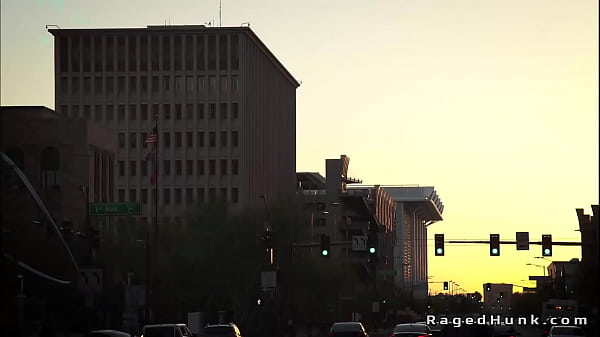 Dude watching hairy hunks anal fuck in the bathhouse
