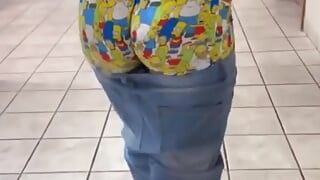 Fat booty thug sagging