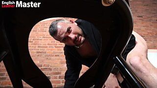 Fat daddy lets you smell his farts and worship his asshole under rim seat PREVIEW