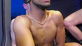 French gang bang in a bus – CrunchBoy