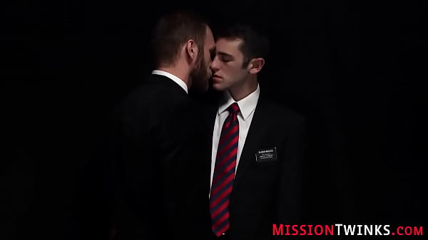 Gay mormon gives blowjob