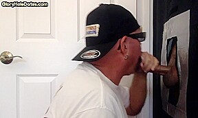 Gloryhole amateur mature gay gets fucked after sucking