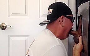 Gloryhole Barebacked Dilf Sucks Cock In Amateur Home Video