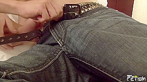 Handsome dude enjoys getting his tight ass pounded by horny friend with big cock