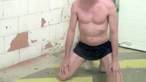 Hard submlission in toilets – BadBoysFuckers