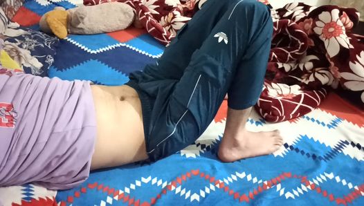 He refusing but i touch his cock and then gave him handjob