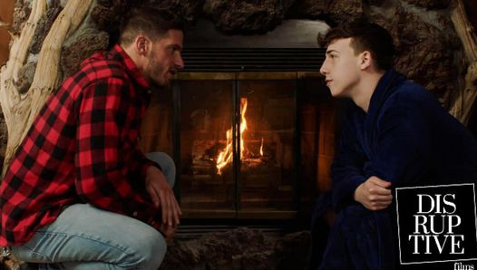 Hot Lumberjack Gives Curious Twink His First Bottom Experience