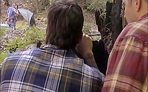 Hunk takes 2 loads in his mouth