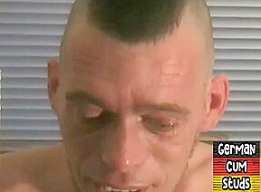 Masked gay from Germany fucked in homemade bareback orgy