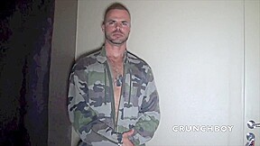 Muscle boy fucked by sexy top dominant military – CrunchBoy