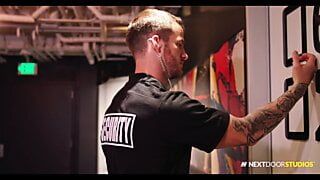 NextDoorBuddies – Straight Security Guard Seduced By Friend