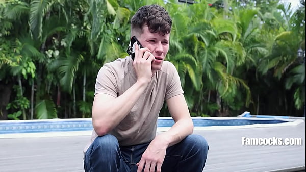 Step Father Catches Twinks Wanking