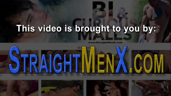 Straight guy gobbles and strokes cock