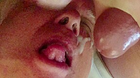 Two Loads In The Mouth, Plus One More For Horny Old Grandpa 7 Min