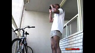UniversBlack.com – Muscular straight Black man jerks off his XXL cock