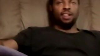 Black amateur getting his juicy cock slowly sucked