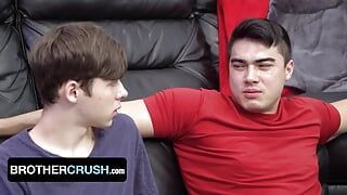 BrotherCrush – Cute Young Twink Gets His Tight Asshole Filled With His Step Brothers Hot Jizz