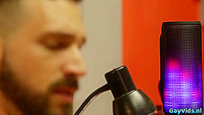 Brunette gay anal sex with facial