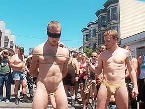 Cody Allen – Naked, Tied up, Zippered, Humiliated in Public