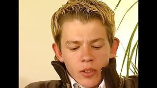 Czech Twink Boy with Self Masturbation and Extreme Dildo Play