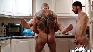 DADDY FUCKS US ALL OVER THE HOUSE