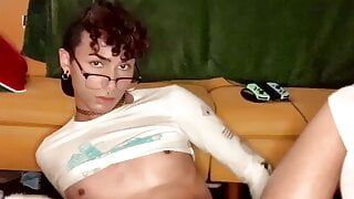 Dildo play in my favorite thong