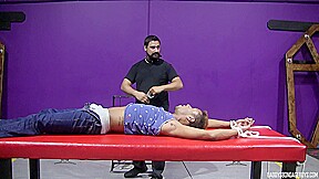 Dom Kaden Roads flogs bound black sub