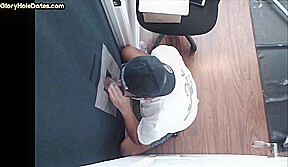 Gloryhole bottom DILF fucked at home after giving head