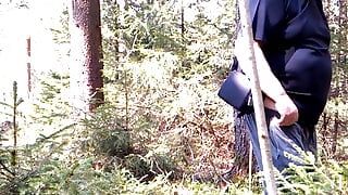 Grandpa in the forest