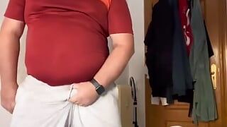 Handjob Solo Arriving From Gym