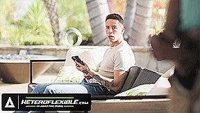 HETEROFLEXIBLE – Horny Jock Caught Roommate Jerking Off! Ends Up Having His Ass Hard Rough Destroyed