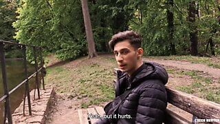 His girlfriend cucked him so cute amateur boy tries dick – Czech Hunter