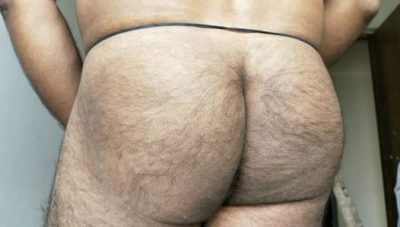 Horny boy with big dick and Big ass masturbating in sexy thong underwear