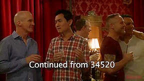 Horny party goers gang bang – Brandon