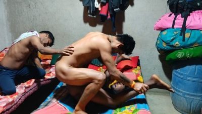 I was not quenching my thirst for my young boyfriend’s ass, so I called a bodyguard and got his ass fucked. Today there was fun.