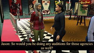 Older Black gay artist bred a young twink without mercy  – WickedWhims