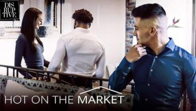 Real Estate Agent Fucks Hunky House Buyer With Wife in Other Room