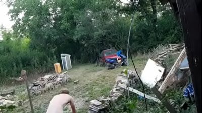 Reggel indulás előtt nude farm.