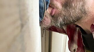Sucking off Excited Guy at Glory Hole – FULL VIDEO