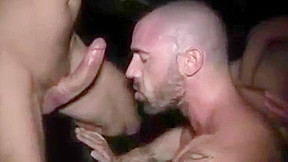 Sweaty Latino Backroom Cum Dump