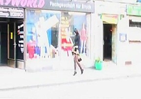 Transvestite sex shop orgy