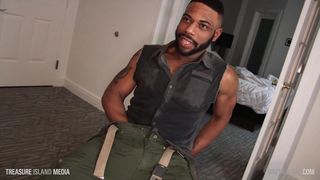 Uncut Big dicked top stokes his fat dick