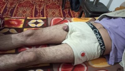 Wow First Time I touch My Stepbrother Big Monster Cock