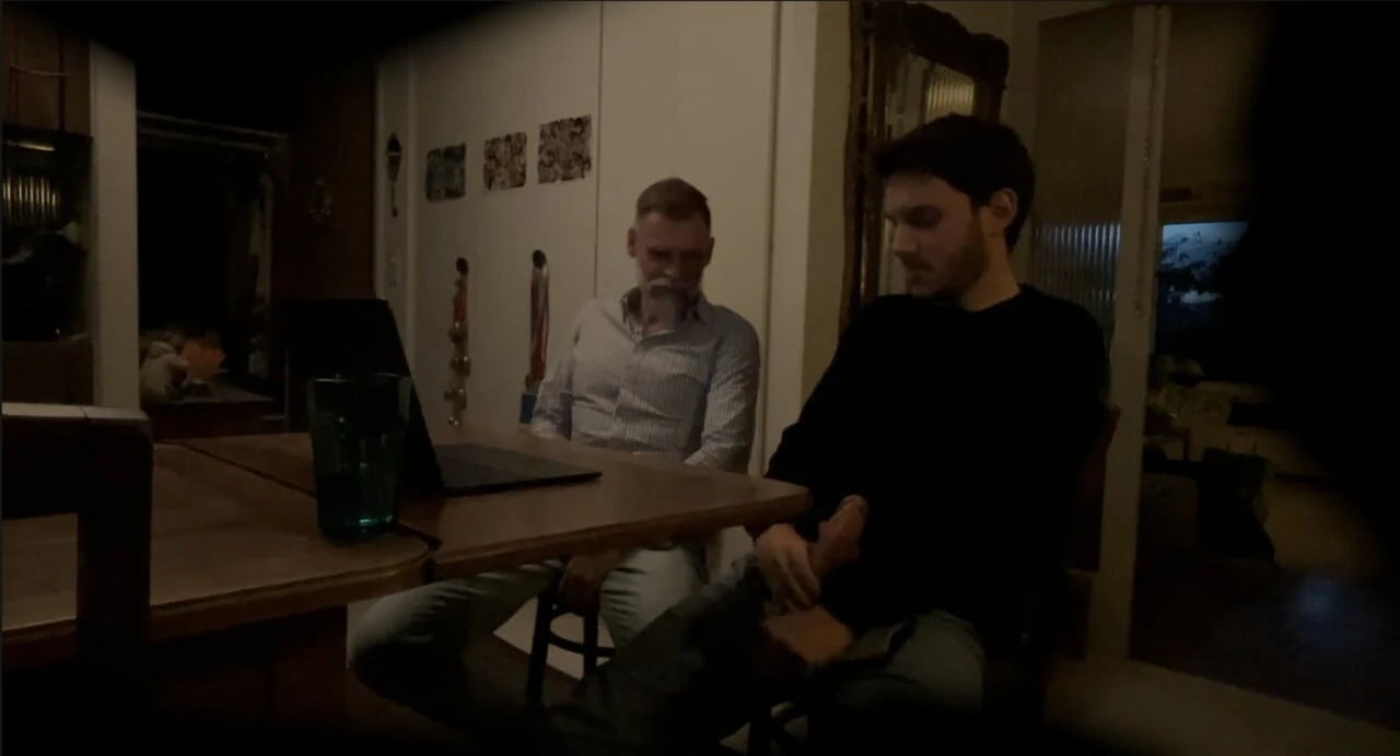 Grandpa and gay grandson wanking together (REAL!)