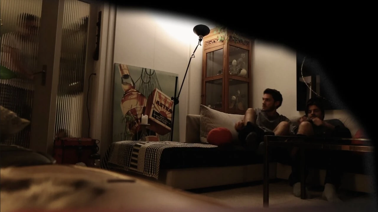 My grandfather caught us wanking! (gay couple handjob)