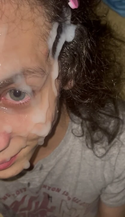 Cute teen boy plays with older stepsister makeup and takes huge facial from older straight guy. I'm 18 and fem he's 29 and straight